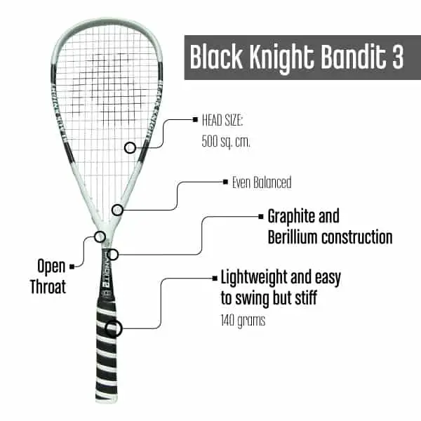 Squash Racquet under $100_BlackKnightBandit3