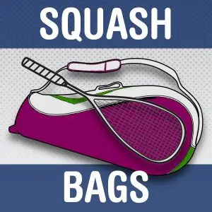 Squash racquet bag
